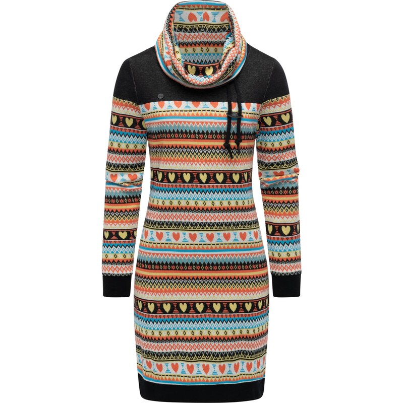Ragwear Šaty Chlloe světlemodrá / žlutá / oranžová / černá 109514715
