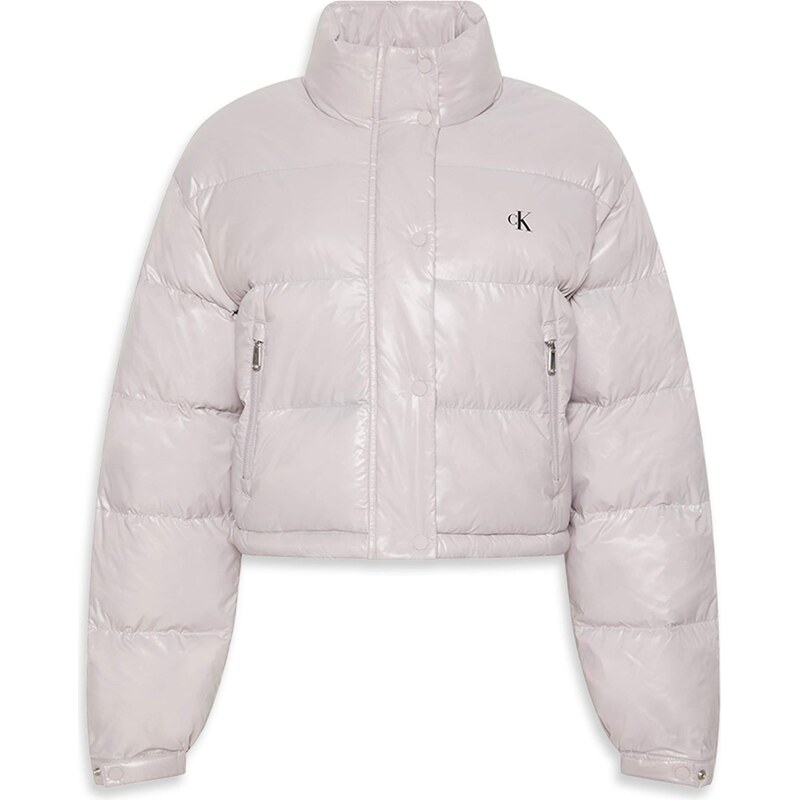 Calvin Klein Jeans Zimní bunda světle šedá