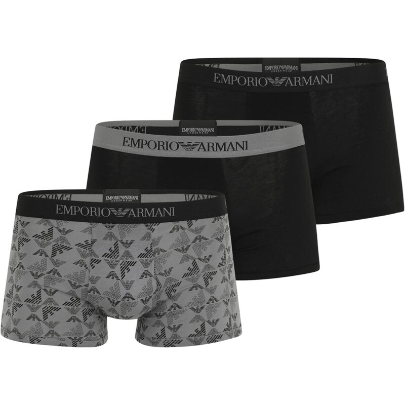 Emporio Armani Boxerky šedá / černá