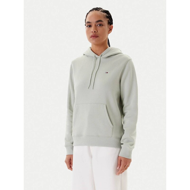 Tommy Jeans dámská zelená mikina