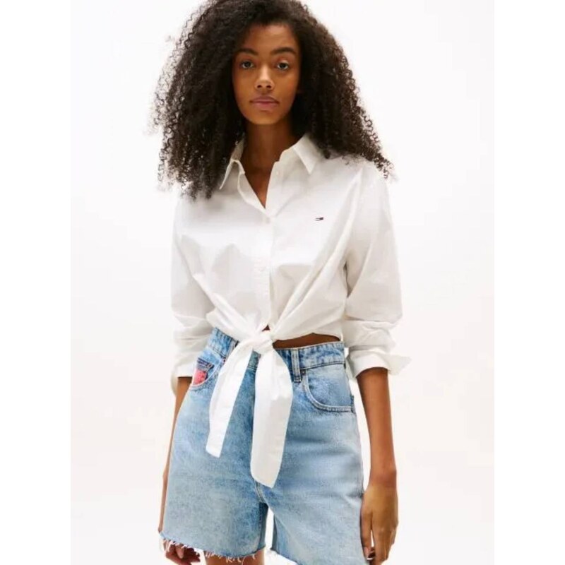 Tommy Jeans dámská bílá košile 109486996