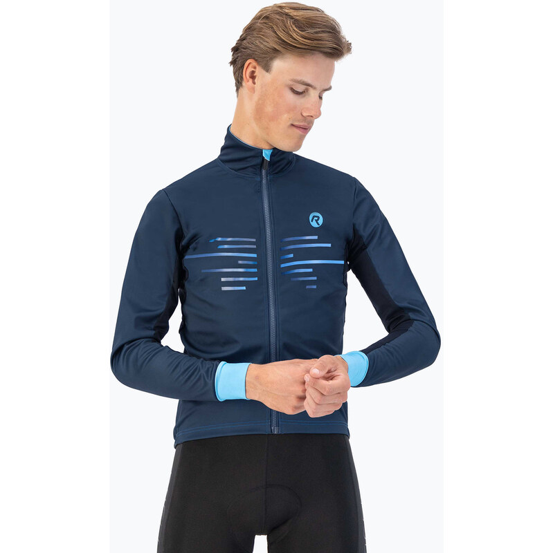 Pánská cyklistická bunda Rogelli Radius Winter Jacket blue