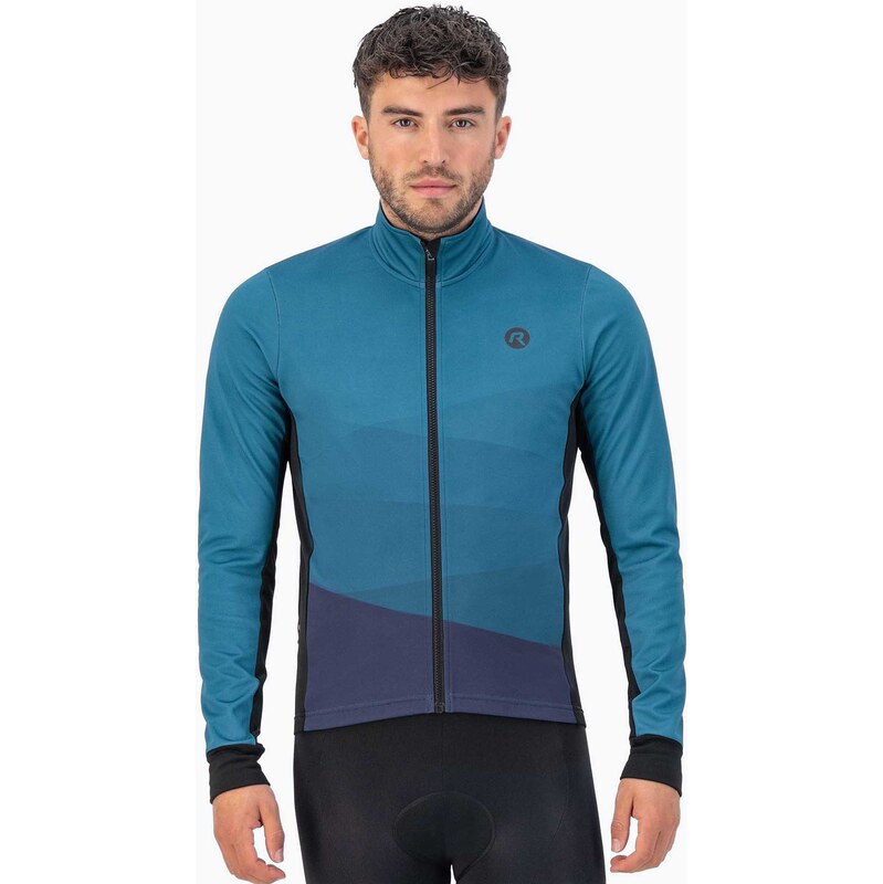 Pánská cyklistická bunda Rogelli Tarax Winter Jacket blue
