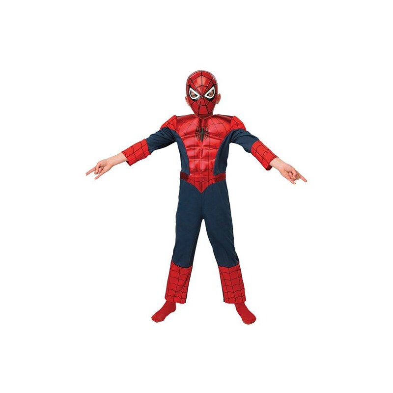 Rubies Ultimate Spiderman Deluxe Metallic Child - LD 7 - 8 roků