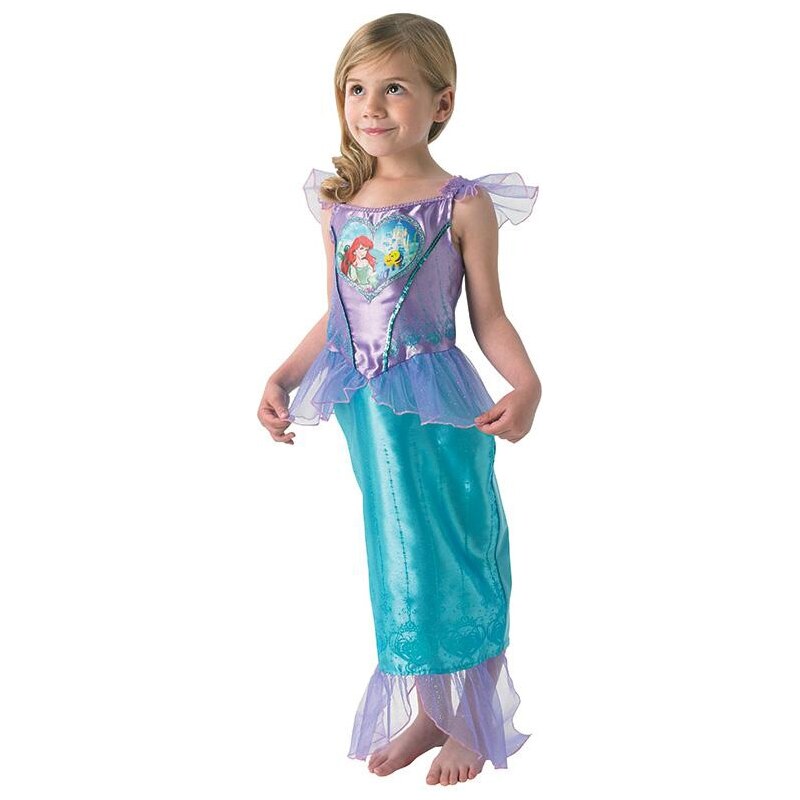 Rubies Ariell Loveheart Child - kostým Ariel mořská víla - LD 7 - 8 roků
