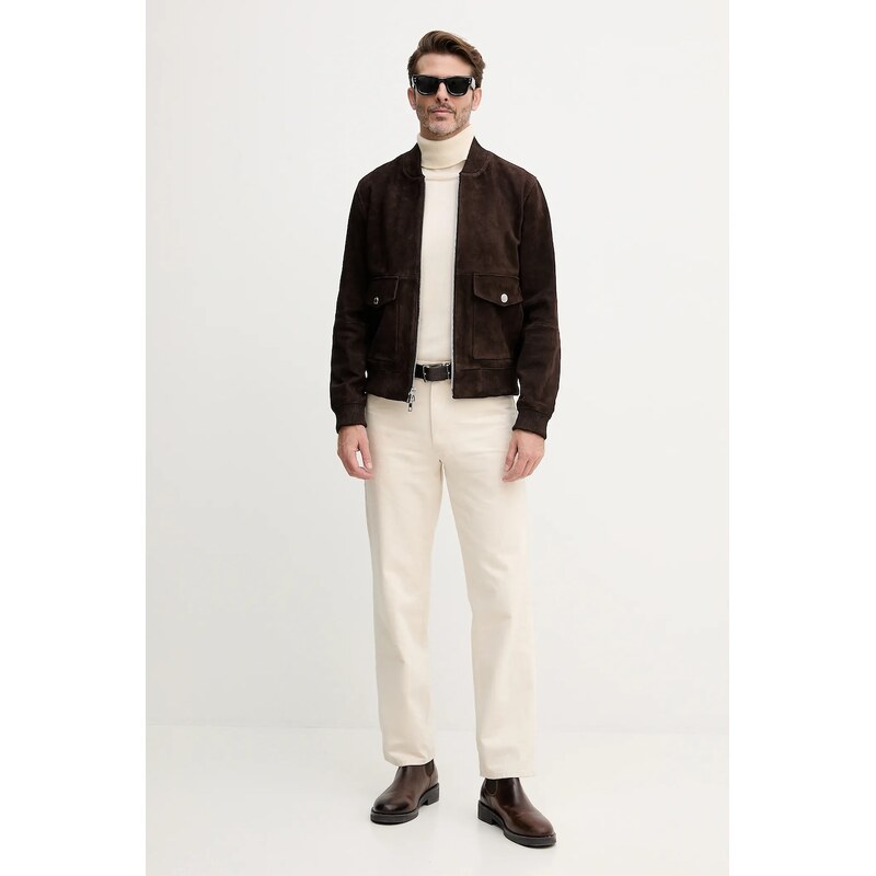 Semišová bomber bunda Michael Kors