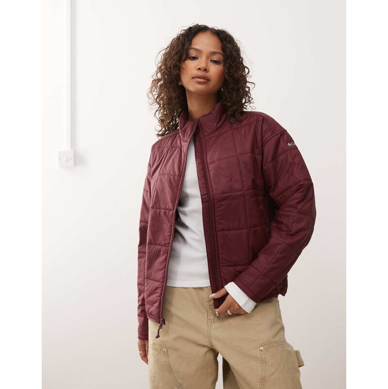 Columbia Sienna Hill quilted jacket in burgundy-Red 109502967