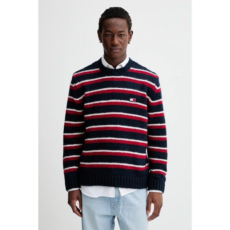 Tommy Jeans Svetr s příměsí vlny z alpaky Tommy Jeans