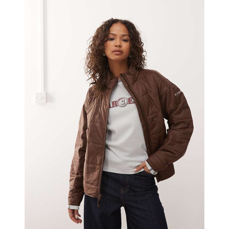 Columbia Sienna Hill quilted jacket in brown 109601988