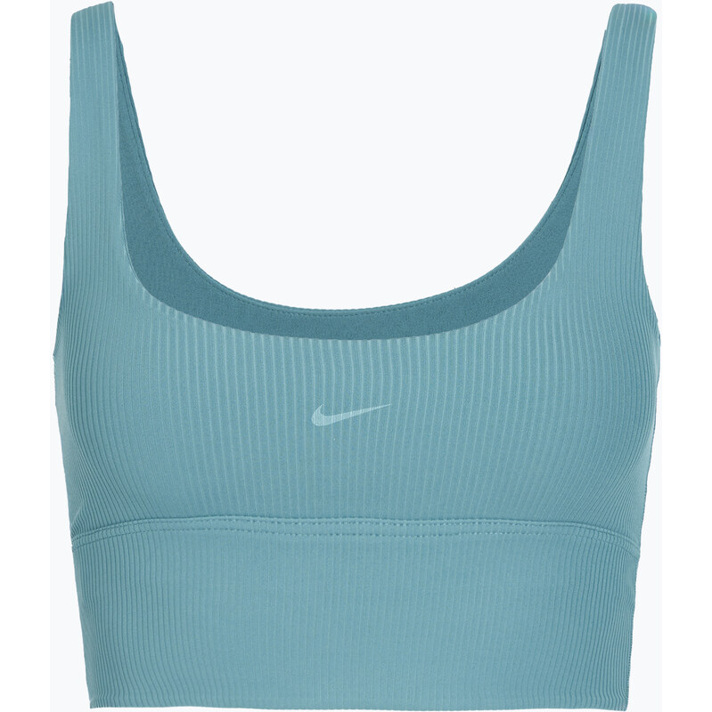 Sportovní podprsenka Nike Zenvy Rib Light Support smokey blue