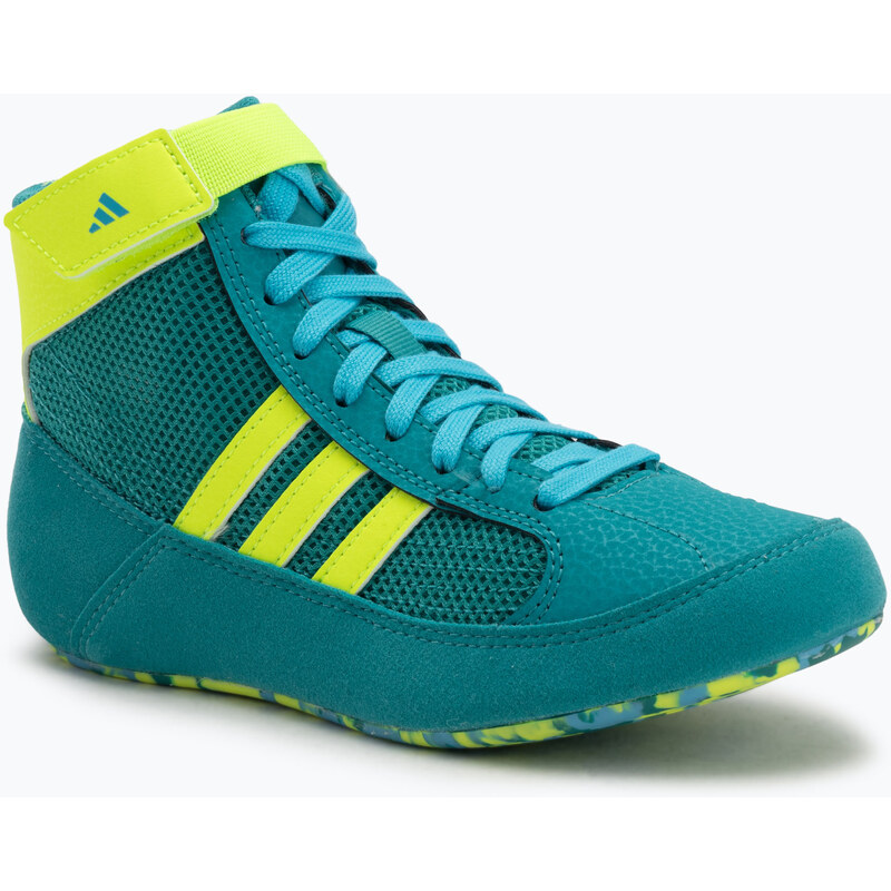 Dětské zápasnické boty adidas Havoc purple team/lucid lemon