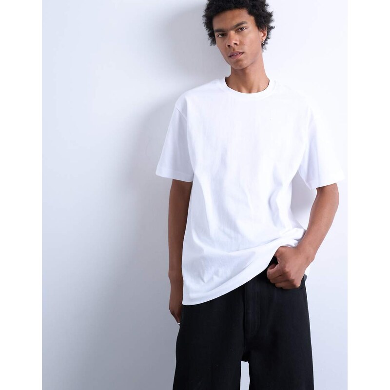 Topman relaxed fit t-shirt in white