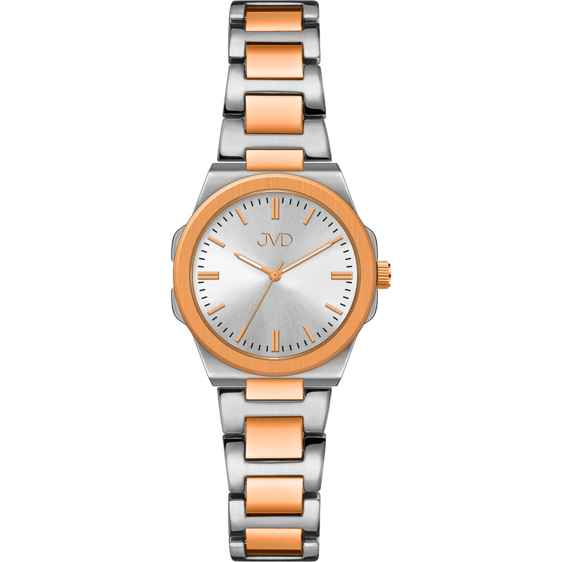 JVD Dámské rose gold designové náramkové hodinky JVD JZ215.4