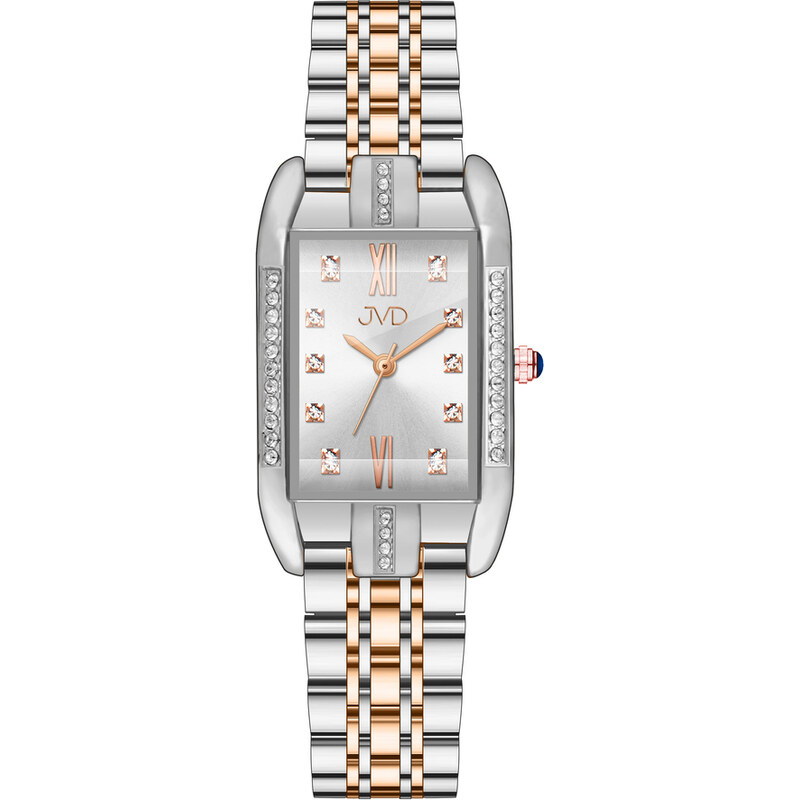 JVD Dámské rose gold módní designové náramkové hodinky JVD JZ217