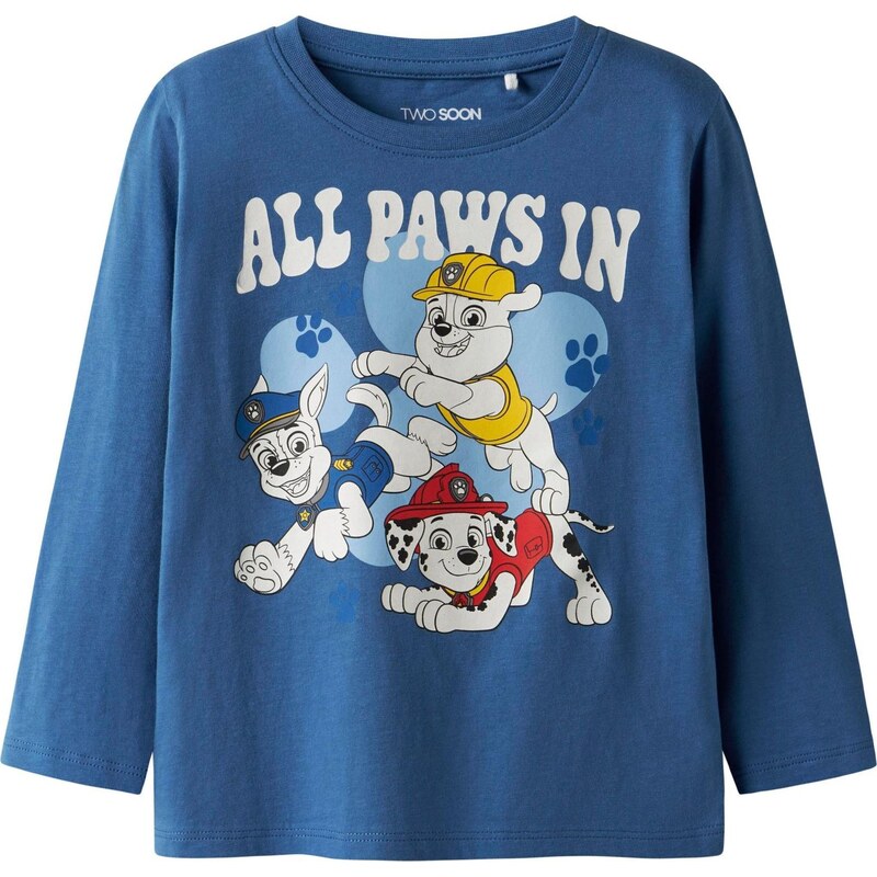TWO SOON Tričko Paw Patrol královská modrá / světlemodrá /