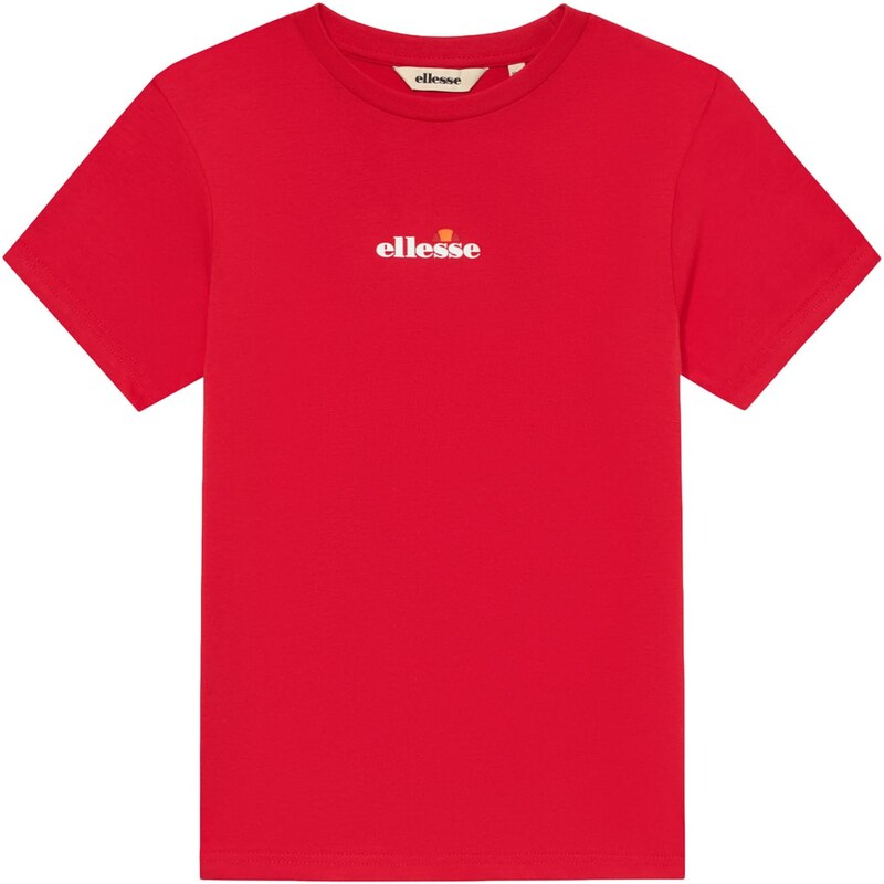 ELLESSE Tričko Durare červená / bílá