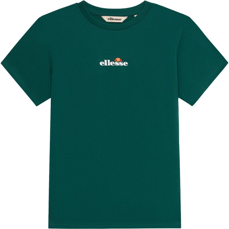 ELLESSE Tričko Durare tmavě zelená / bílá