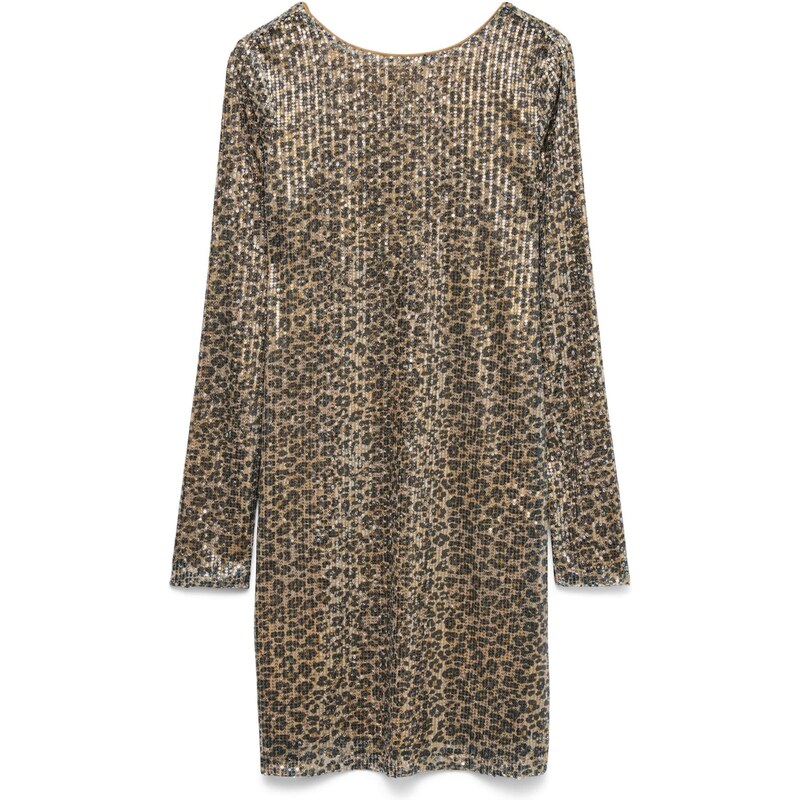 VERO MODA Šaty VMHANYA velbloudí / tmavě béžová / hnědá