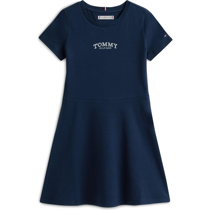 TOMMY HILFIGER Šaty námořnická modř / pastelová modrá
