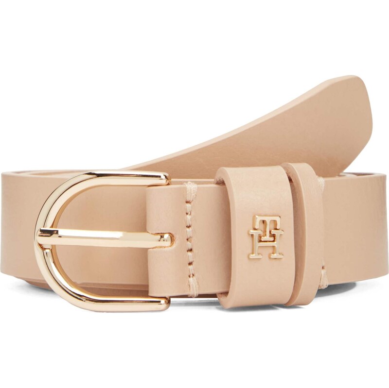 TOMMY HILFIGER Opasek ESSENTIAL EFFORTLESS béžová 109517574