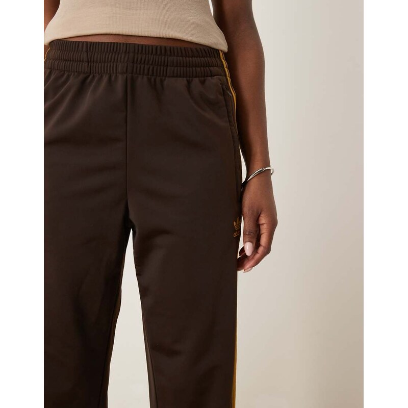adidas Originals Firebird track pants in brown