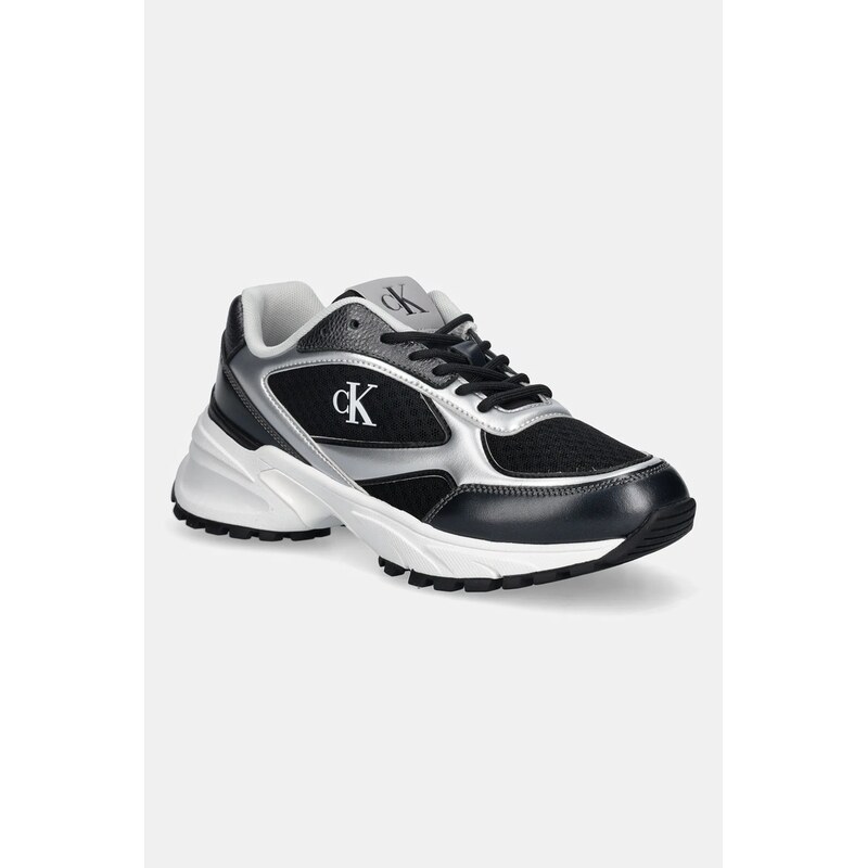 Tenisky Calvin Klein HIKE RUNNER LACE UP MESH MIX MET
