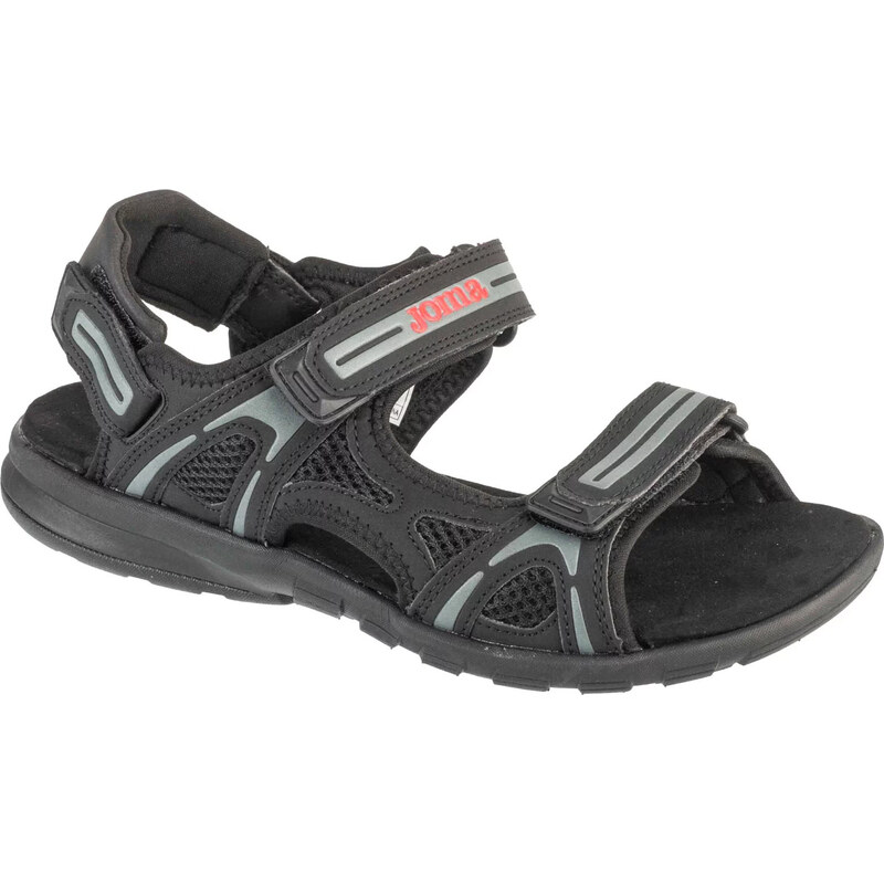 Černé pánské sportovní sandály Joma S.Zeus Men 2501 SZEUS2501V