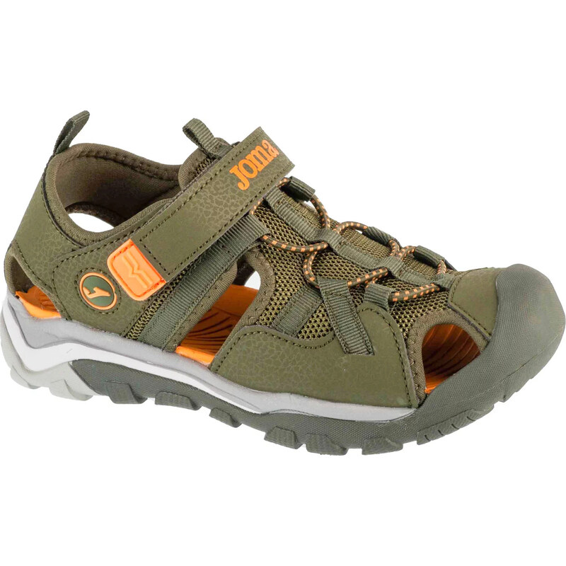 Khaki dětské sandály s plnou špičkou Joma S.Lake Jr 2523