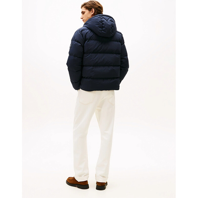Tommy Hilfiger pánská tmavě modrá péřová bunda