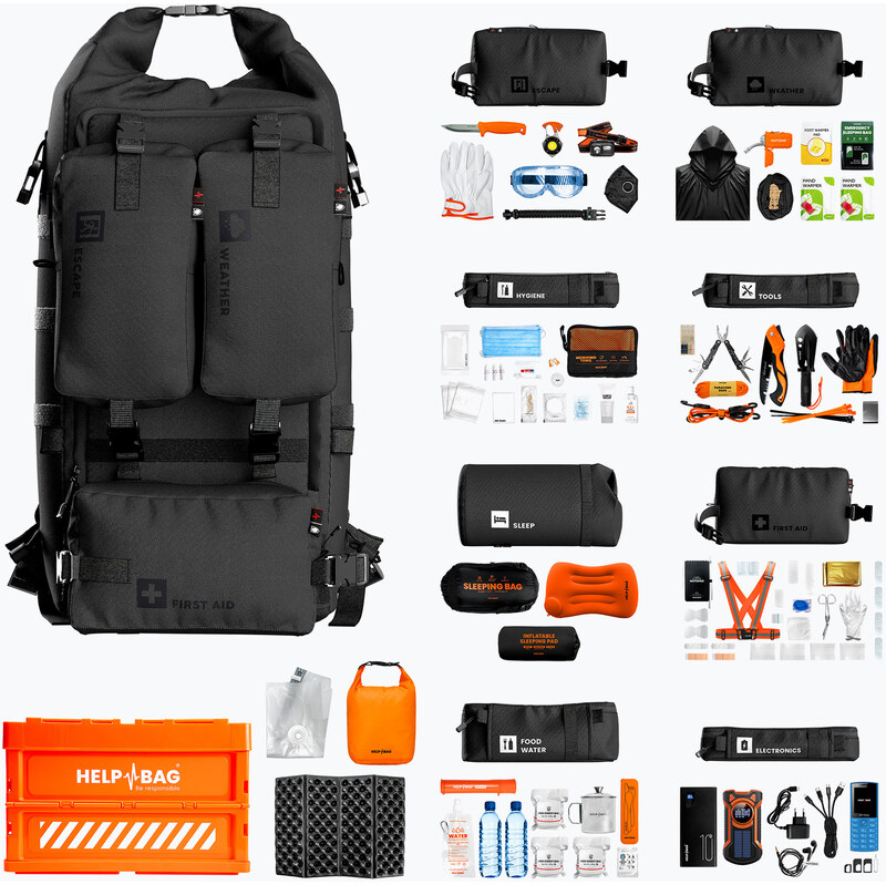 Evakuační batoh Help Bag Max Pro 5.0 35 l shadow black