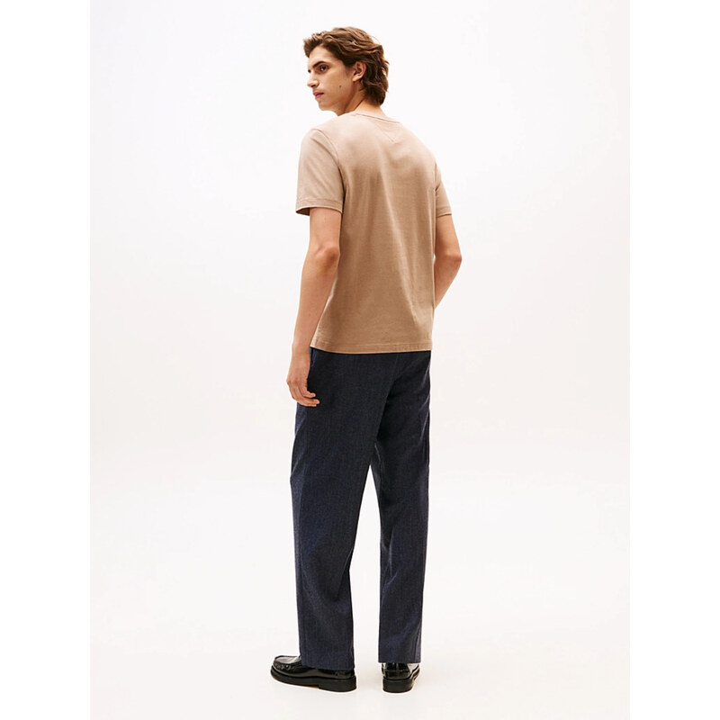 Tommy Hilfiger pánské hnědé tričko