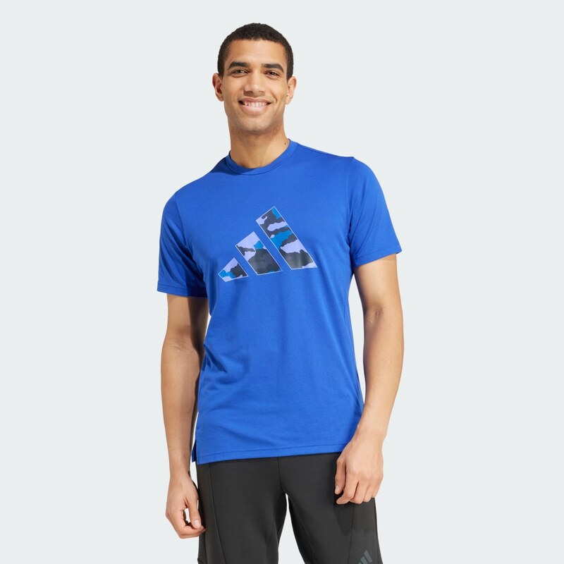 Adidas Train Essentials Camo Graphic Logo T-Shirt