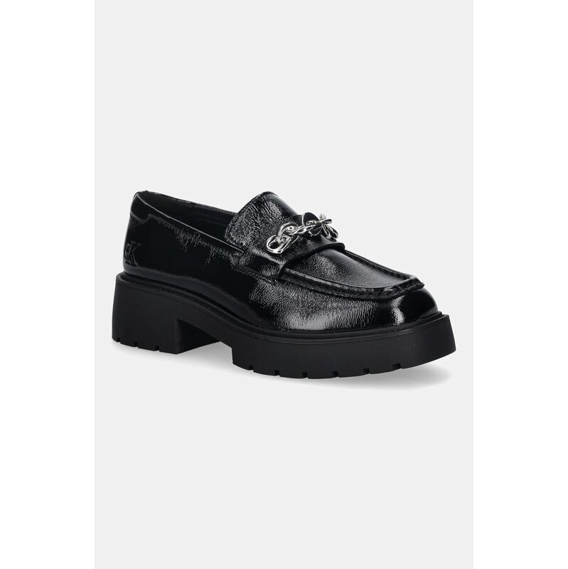 Calvin Klein Kožené mokasíny Calvin Klein CHUNKY LOAFER HDW LTH