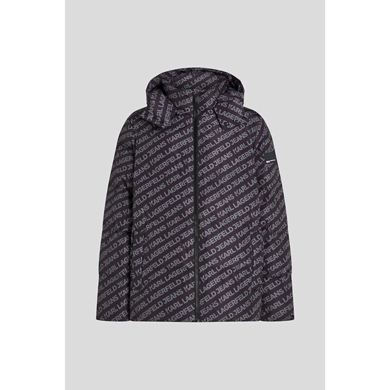 BUNDA KARL LAGERFELD JEANS KLJ LOGO AOP PUFFER