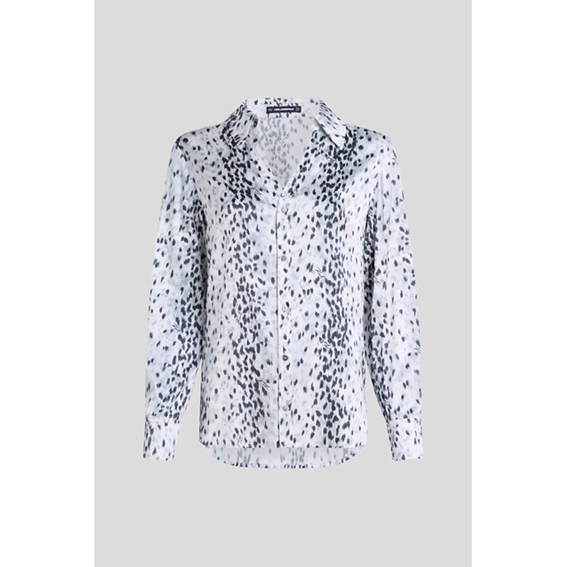HALENKA KARL LAGERFELD SNOW LEO BLOUSE
