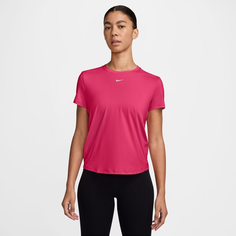 Nike One Classic Womens Dri-FIT Short-Sleeve Top RUSH PINK/WHITE 666 107372295