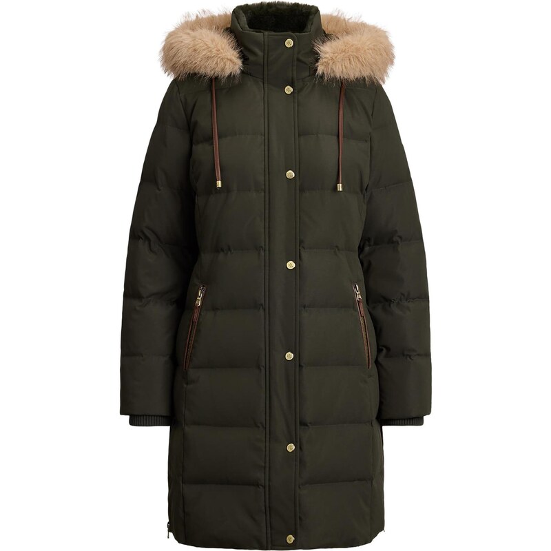Lauren Ralph Lauren Zimní kabát tmavě zelená