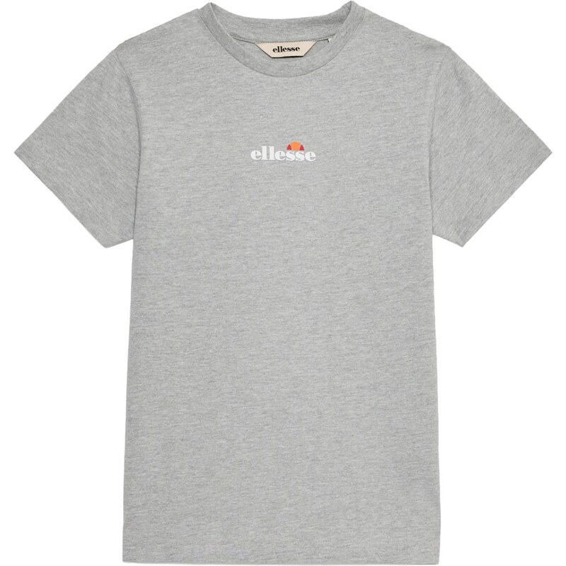 ELLESSE Tričko Durare šedý melír / oranžová / červená / bílá