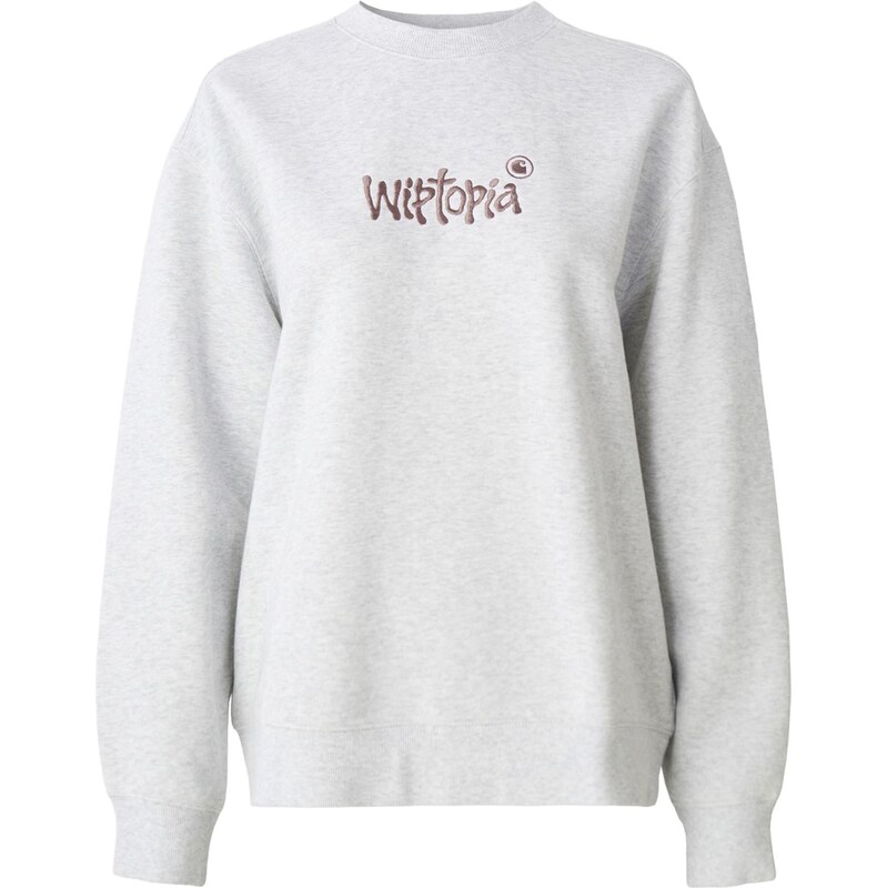 Carhartt WIP Mikina Wiptopia světlemodrá / světle šedá / bledě fialová 109539443