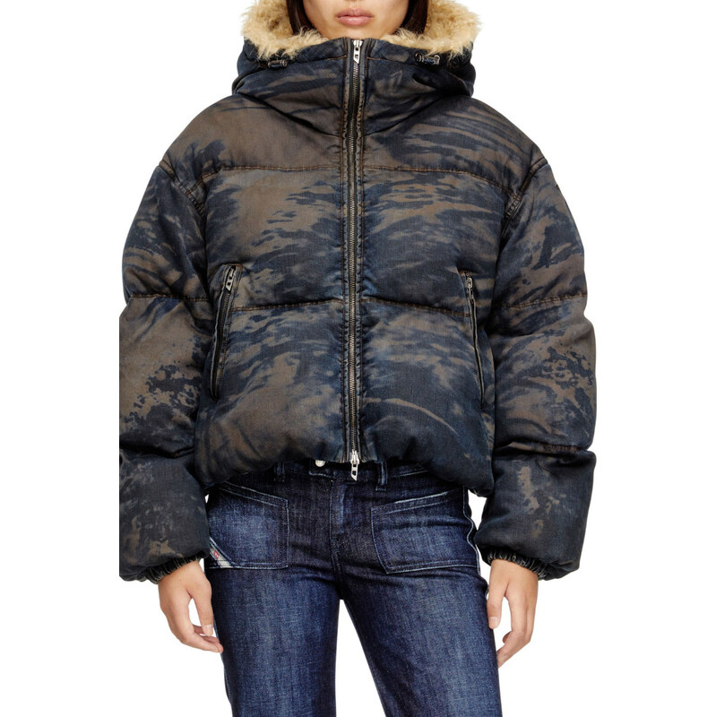 BUNDA DIESEL W-AVES-FUR JACKET 112192768