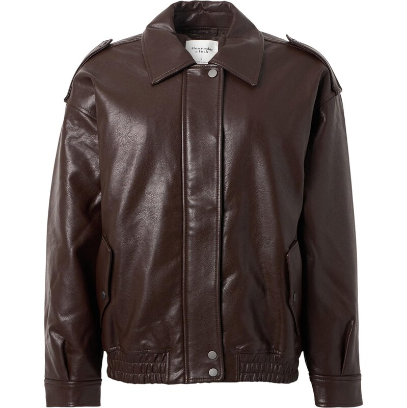 Abercrombie & Fitch Přechodná bunda CLASSIC hnědá 109541115