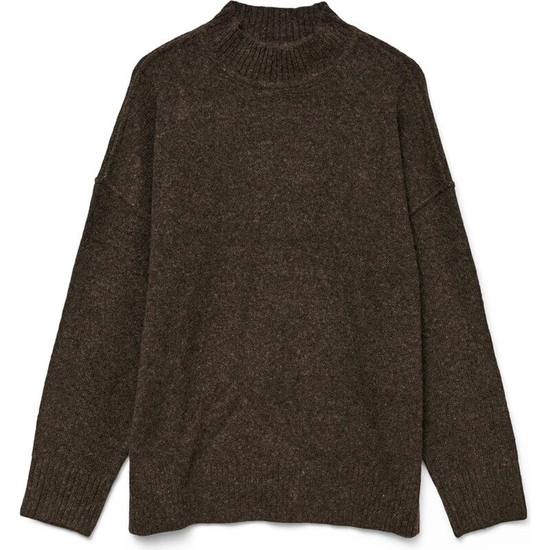 VERO MODA Svetr 'VMILSE' čokoládová