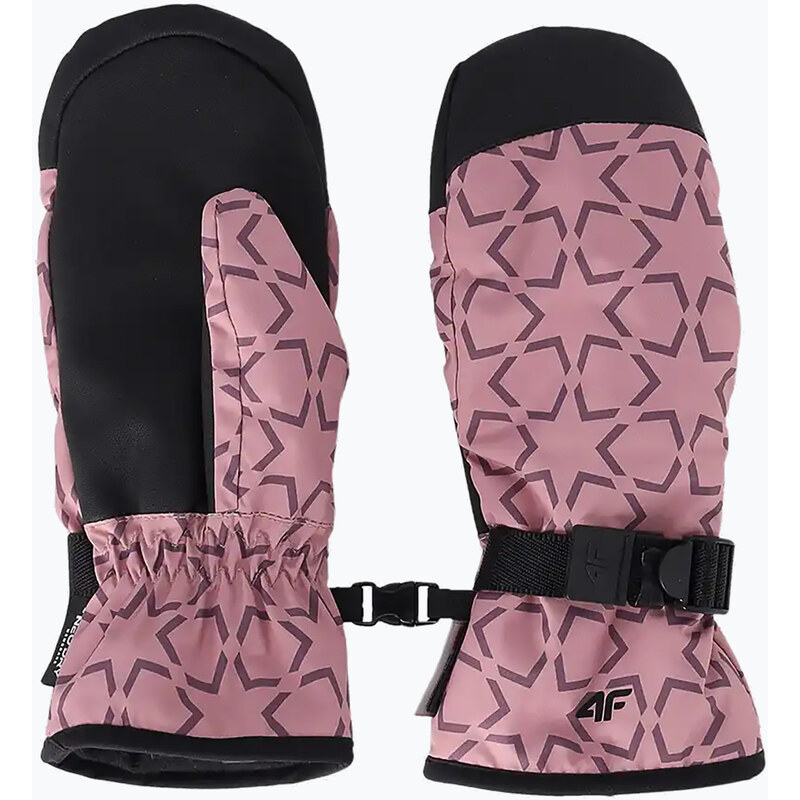 Dětské lyžařské rukavice 4F Fnk F198 pink