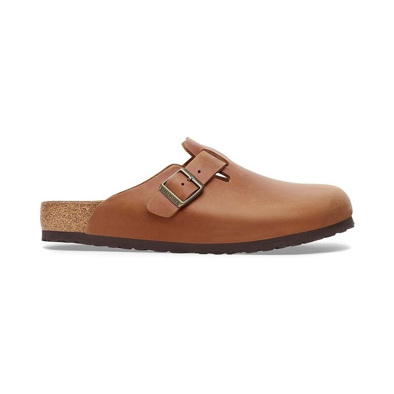 Birkenstock Kožené pantofle Birkenstock Boston