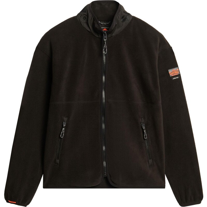 Superdry & Co Fleecová mikina krémová / černá 109569490