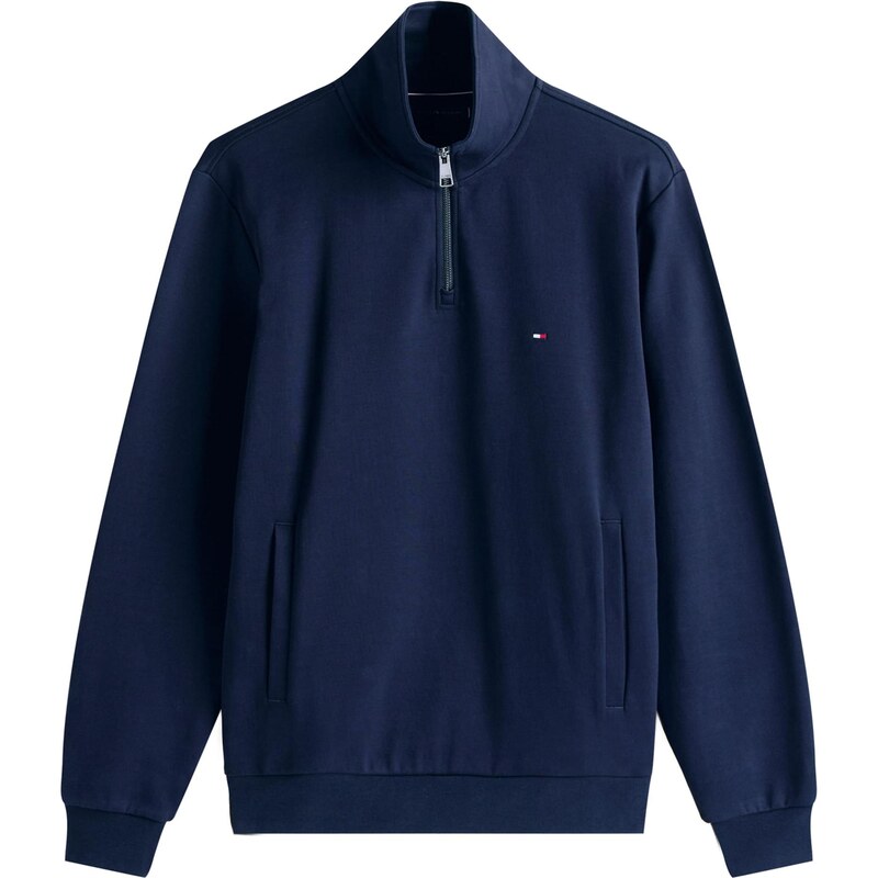 TOMMY HILFIGER Mikina 'ESSENTIAL' námořnická modř / červená / bílá