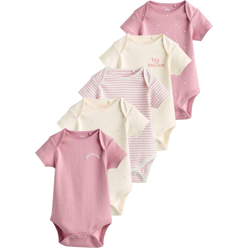 Next Dupačky/body pitaya / starorůžová / offwhite