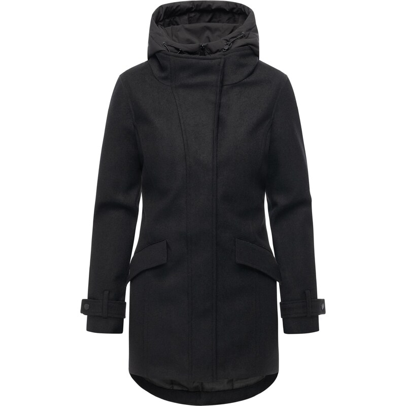 Ragwear Funkční kabát Petuja Felt Youmodo černá 109578429