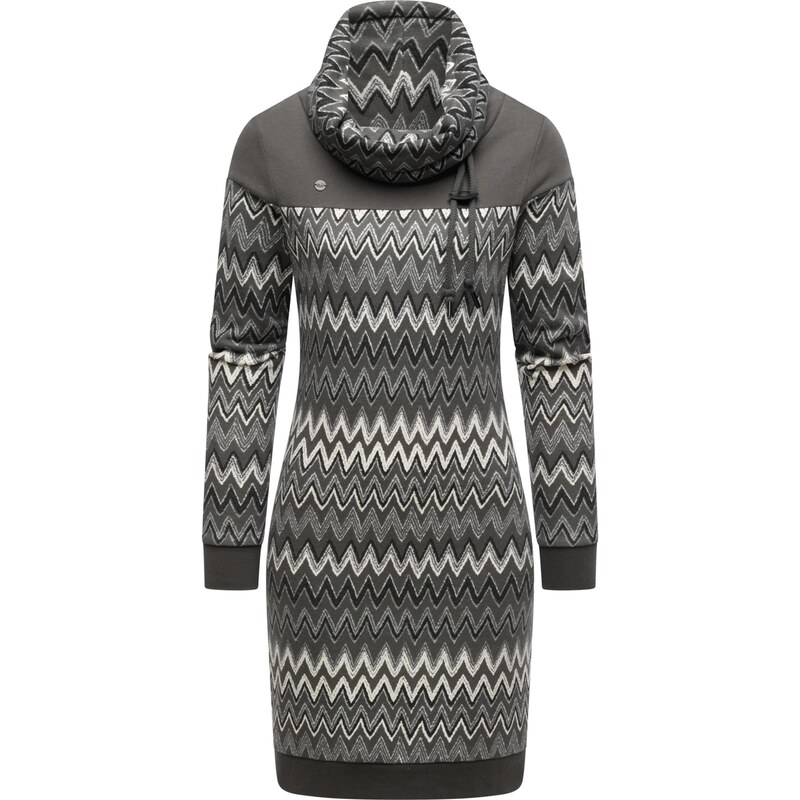 Ragwear Šaty Chlloe Youmodo šedá / černá / bílá 109570036