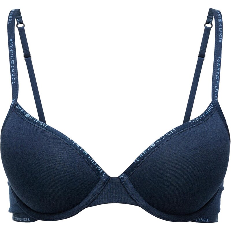 Tommy Hilfiger Underwear Podprsenka DEMI světlemodrá / tmavě